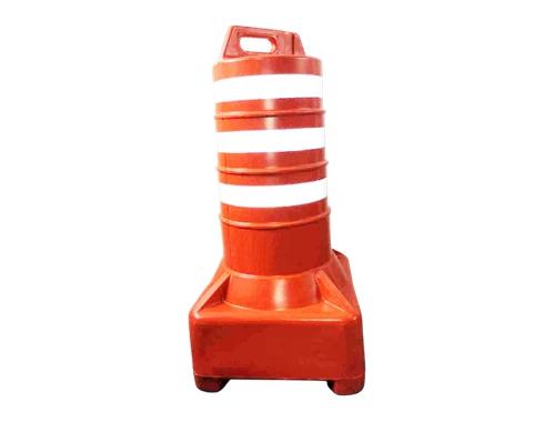 Cone Barril de Sinalização - Base Quadrada