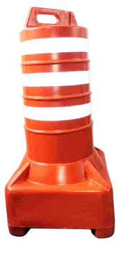 Cone Barril de Sinalização - Base Quadrada